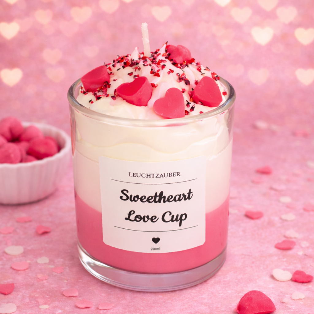 Sweetheart Love Cup Kerze